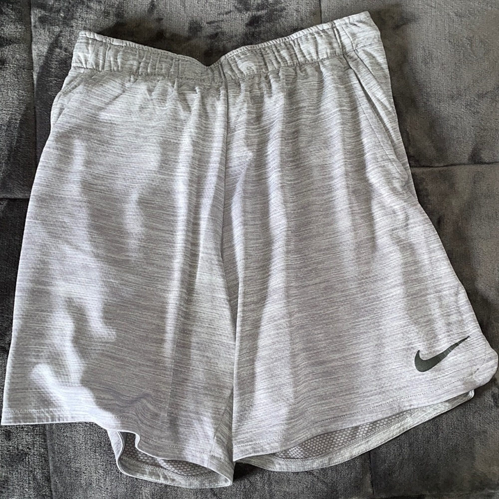 Large grey nike shorts-great condition